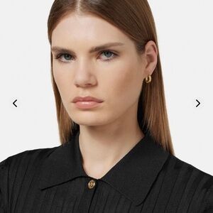 Versace greta small hoops earrings